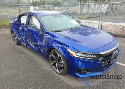 2022 Honda Accord Sport Special Edition из США, поврежденный, VIN 1HGCV1F40NA022517